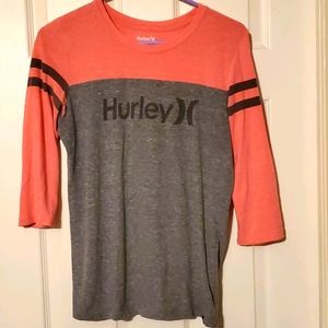 Hurley baseball tee